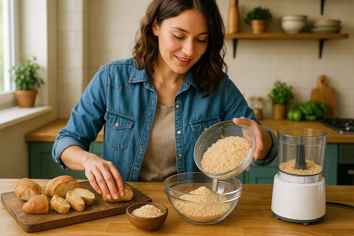 Paniermehl selber machen: Aus altem Brot in 10 Min
