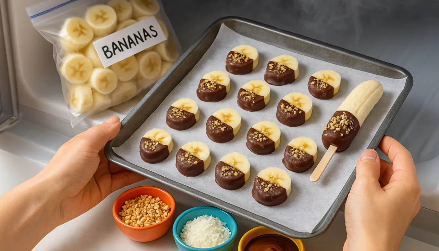 Das passiert, wenn du Bananen so einfrierst – genial für Desserts!