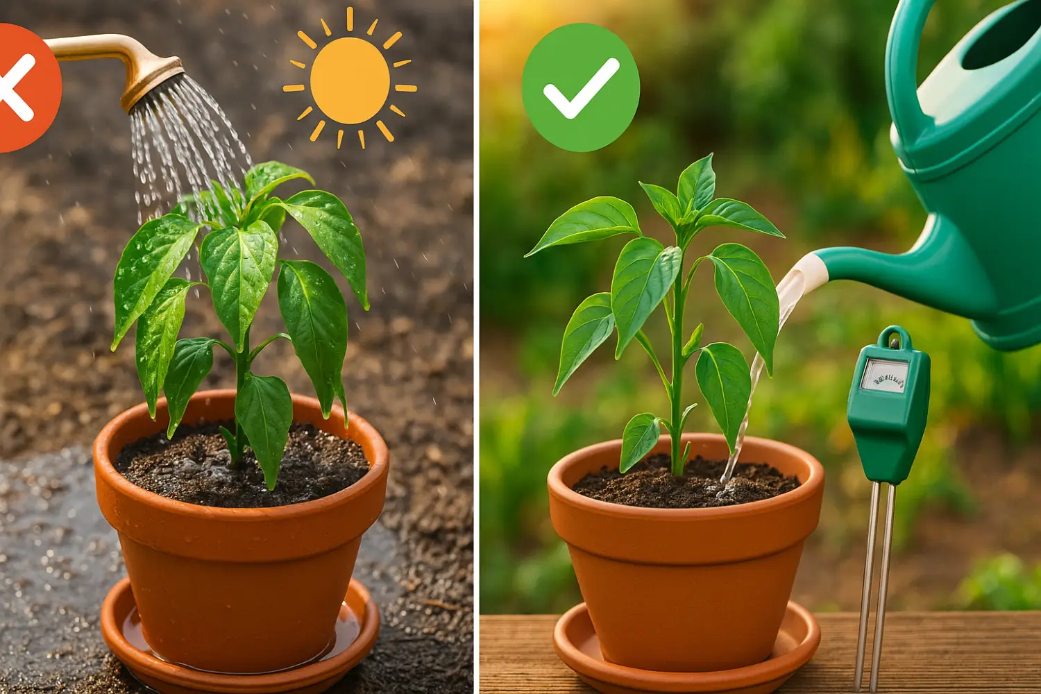 Der Fehler, den 90% der Menschen beim Gießen machen