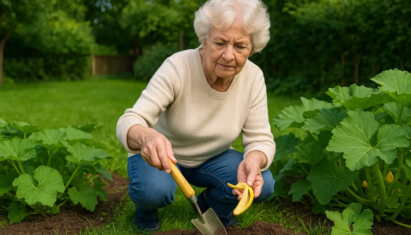 Der Grund, warum Oma immer Bananenschalen vergrub