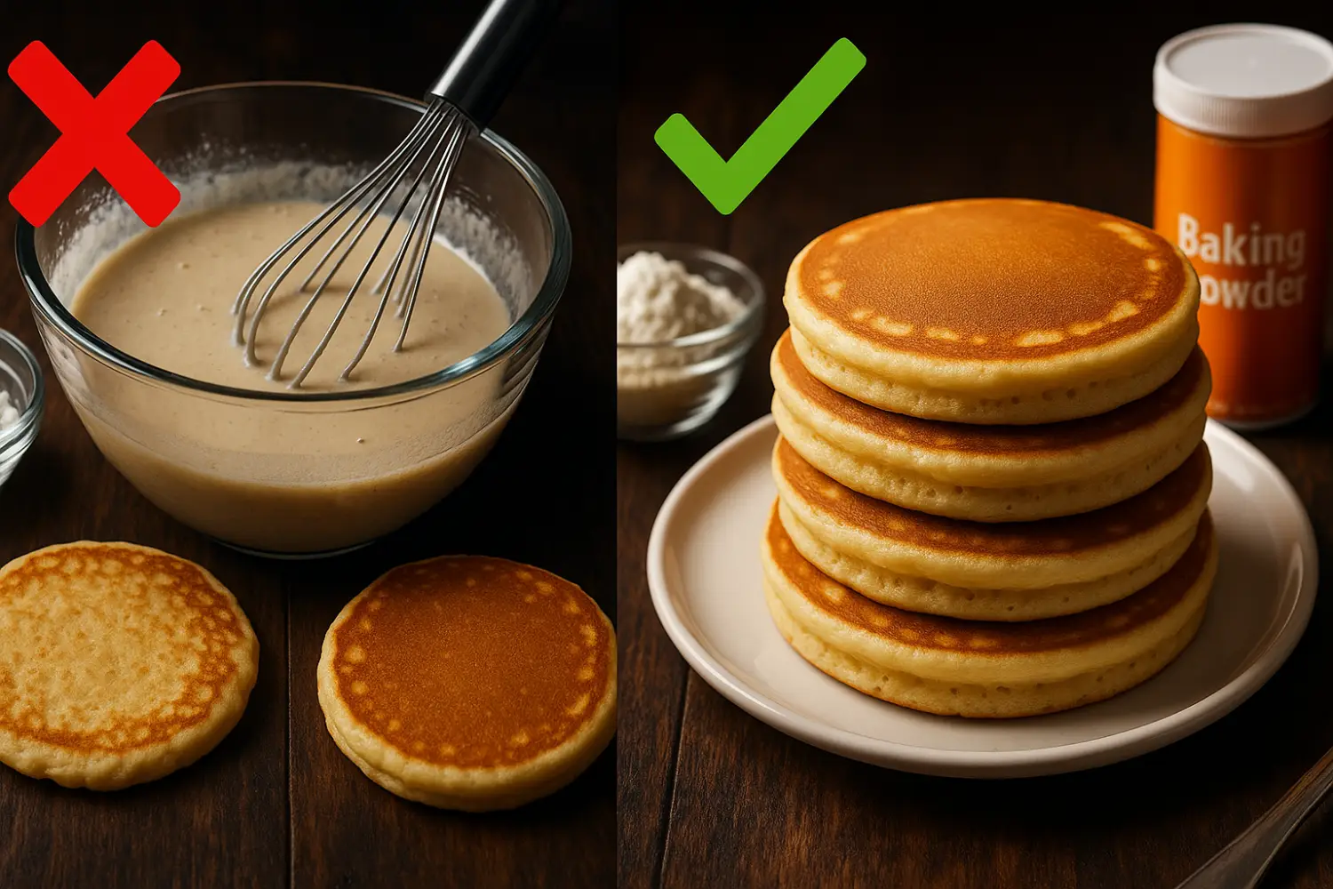 Der Grund, warum deine Pfannkuchen nie fluffig werden