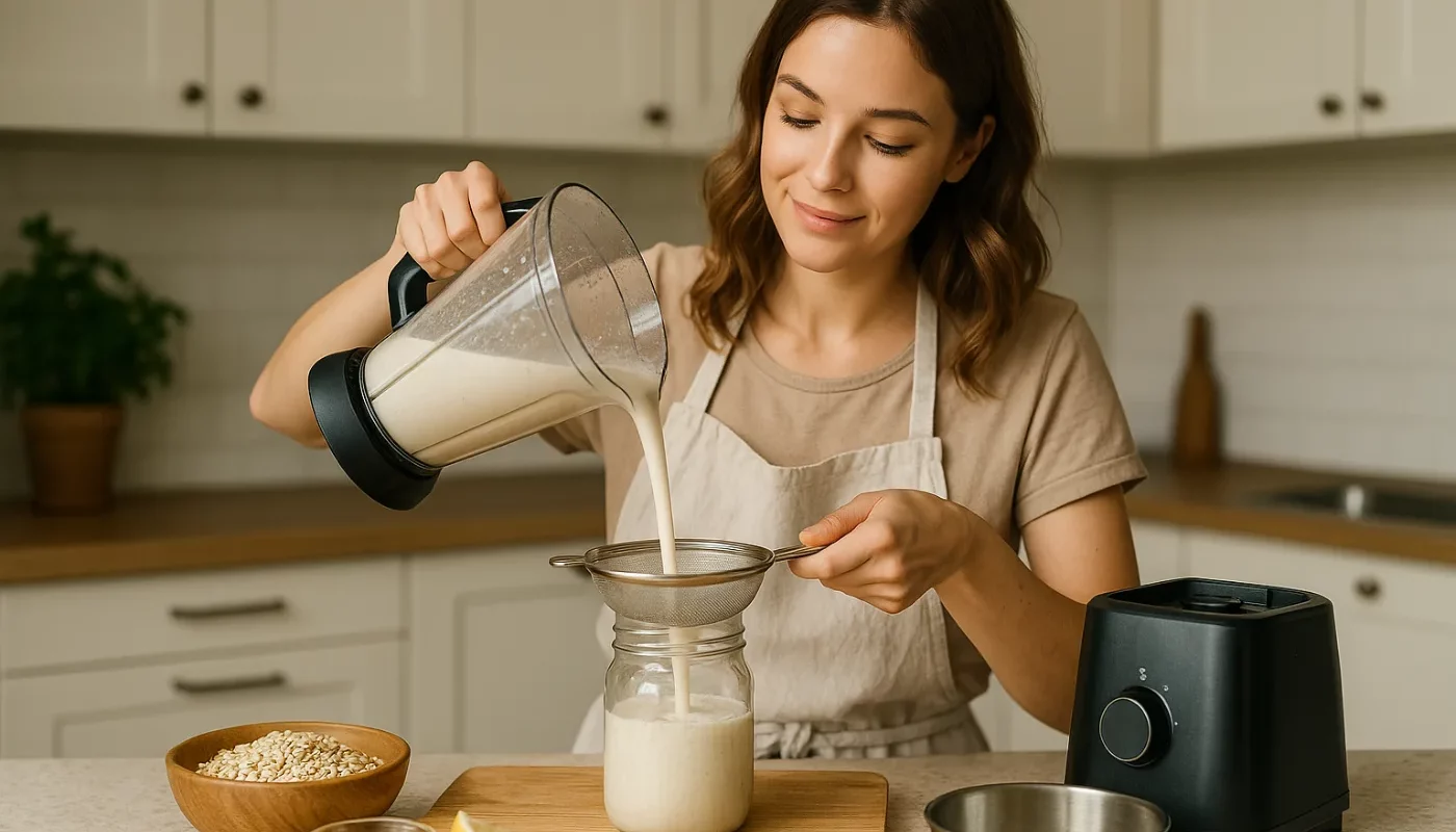 Hafersahne selber machen: cremige vegane Alternative