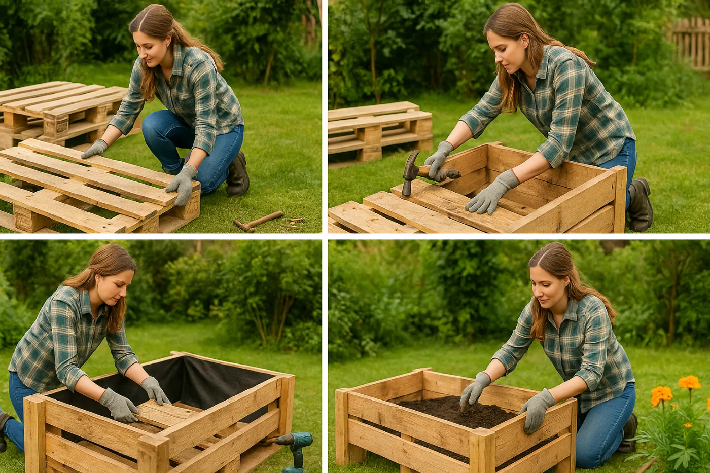 Hochbeet aus Paletten bauen: Anleitung für 0 Euro