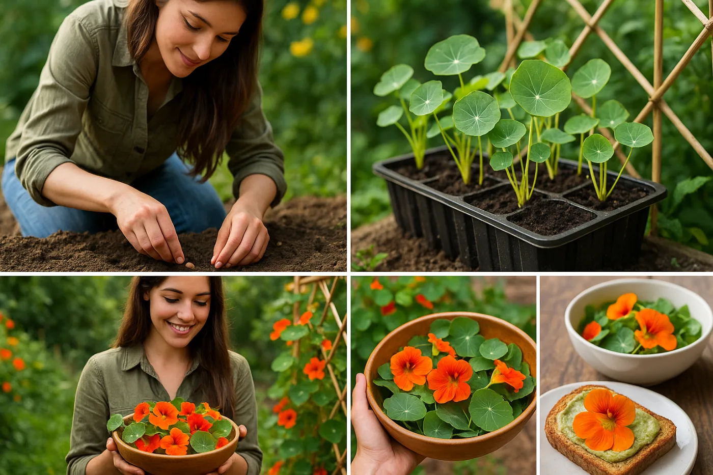 Kapuzinerkresse säen und nutzen: Pflege-Tipps