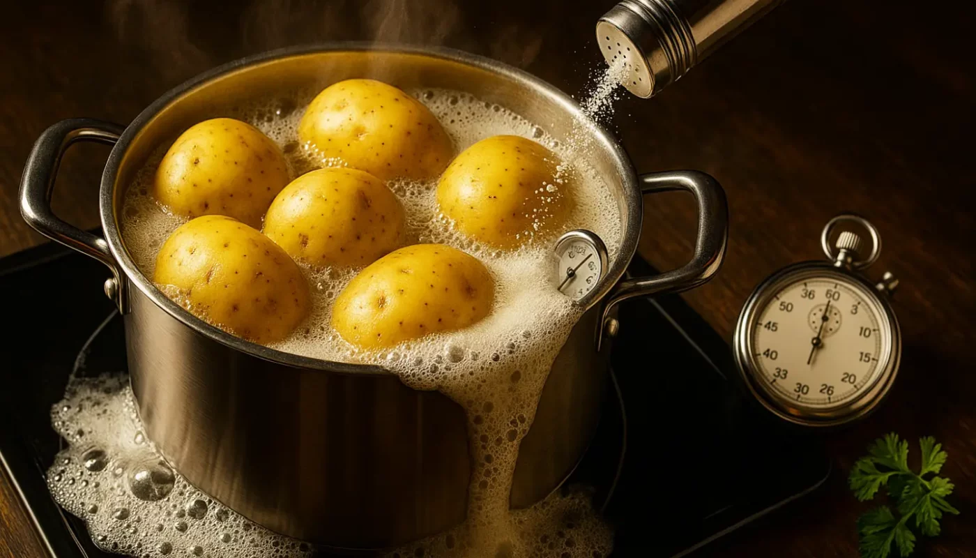 Der Fehler, den fast jeder beim Kartoffeln kochen macht