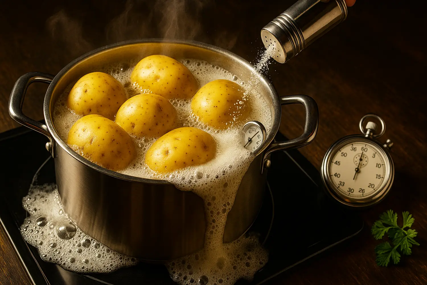 Der Fehler, den fast jeder beim Kartoffeln kochen macht