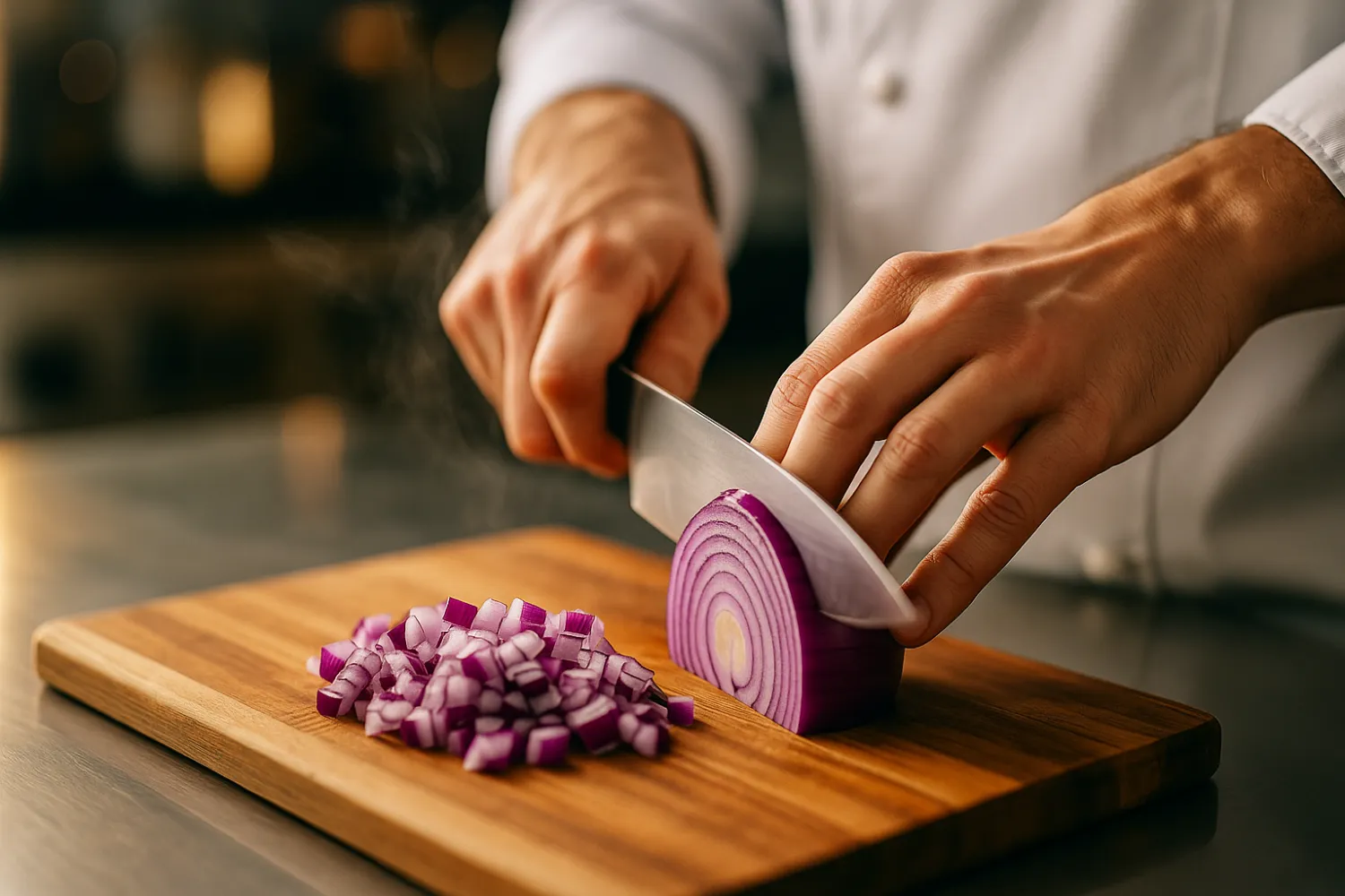 Warum Profiköche nur noch diese Methode zum Zwiebeln schneiden nutzen