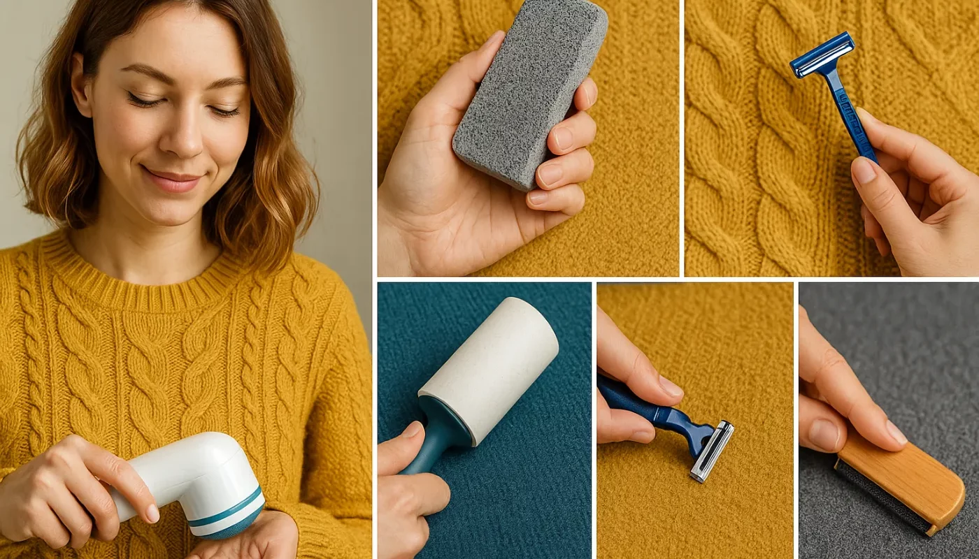 Pilling entfernen von kleidung: 5 effektive methoden