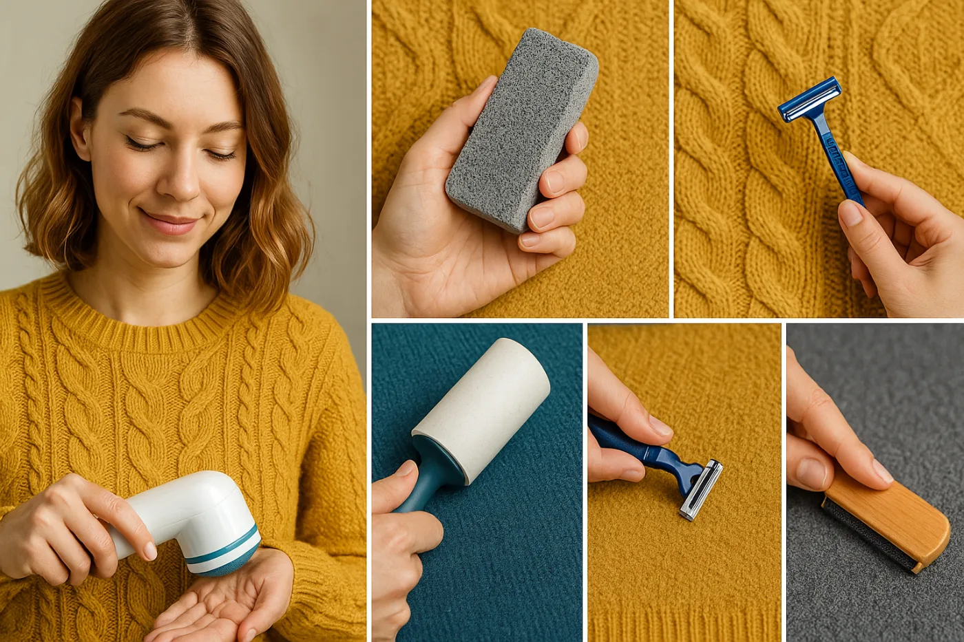 Pilling entfernen von kleidung: 5 effektive methoden