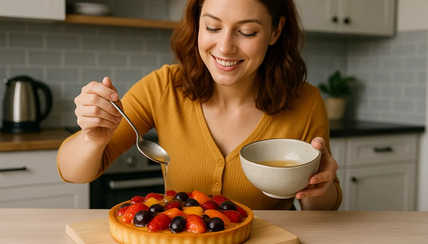 Tortenguss vegan: mit agar-agar statt gelatine