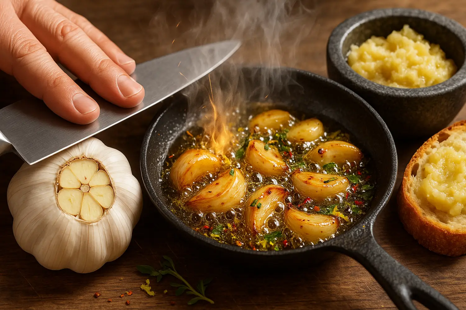 Was passiert, wenn du Knoblauch SO zubereitest? Unglaublich!