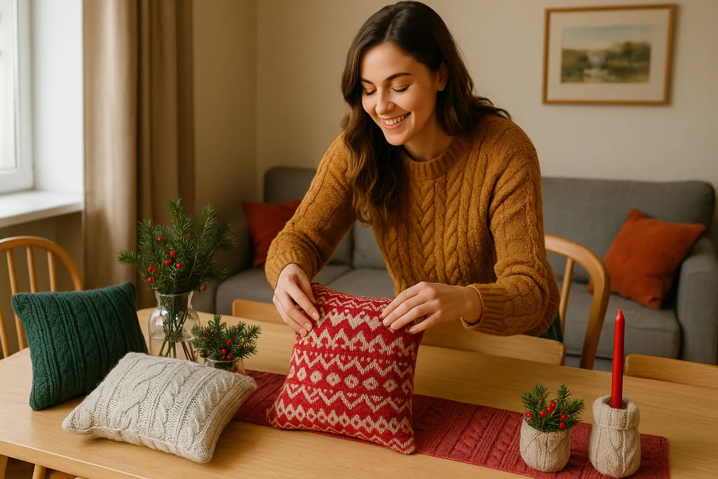 Was passiert, wenn du deine alten Pullis SO upcyclest? Deine Gäste werden staunen