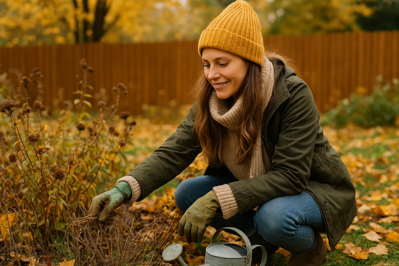 Darum solltest du deinen Garten im November NICHT aufräumen – Biologen sind begeistert