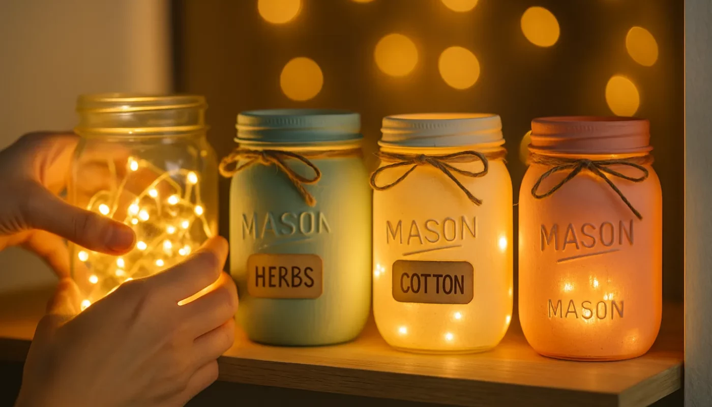 Was passiert, wenn du alte Gläser SO upcyclest – genial! 1 Was passiert, wenn du alte Gläser SO upcyclest – genial!