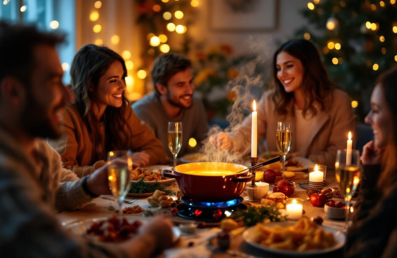Fondue-Silvester: Geselliger Genuss statt Stress in der Küche