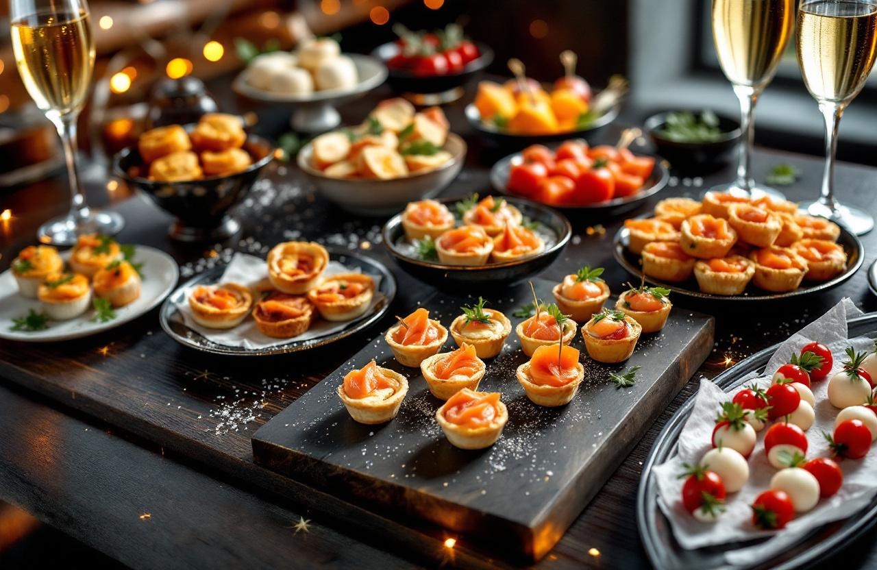 Silvester-Fingerfood: Schnelle Häppchen für die perfekte Party