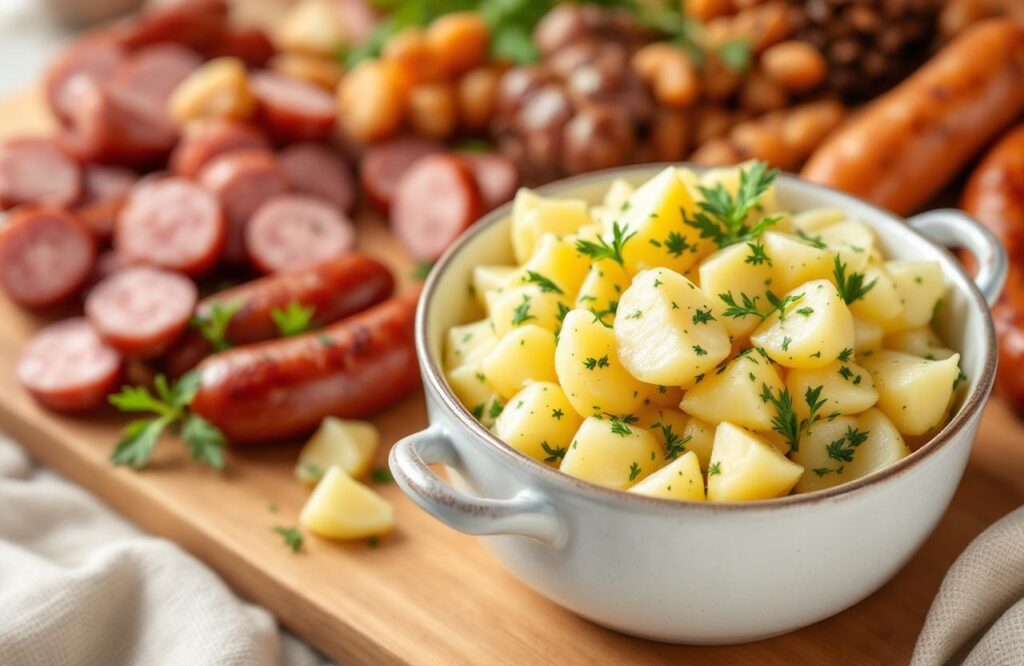 Würstchen mit Kartoffelsalat vs. Menü: Was passt zu euch? 2 Würstchen mit Kartoffelsalat vs. Menü: Was passt zu euch? - 2