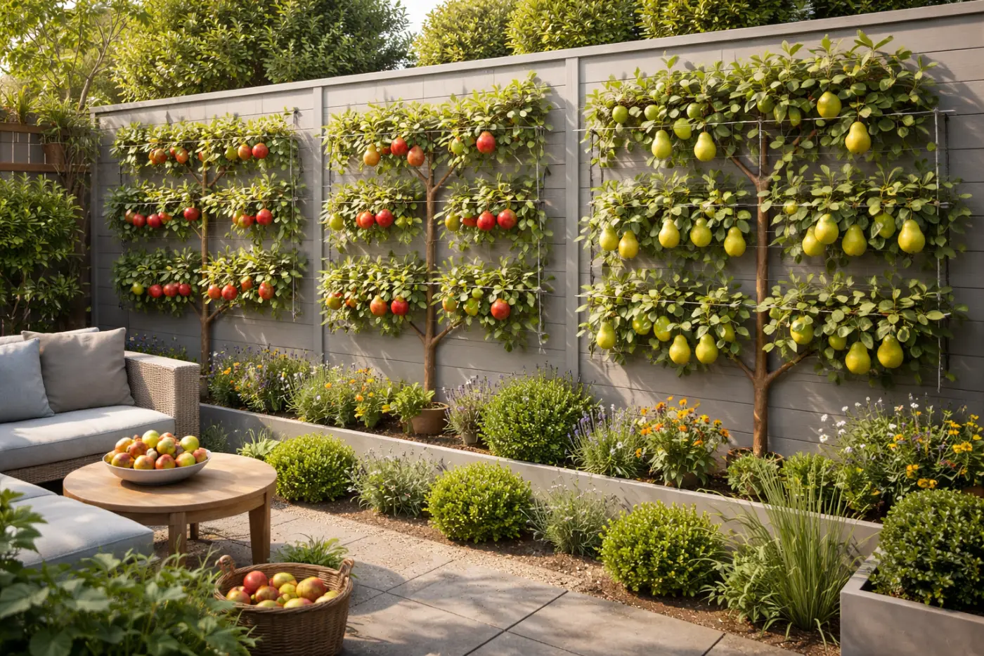 Spalierbäume im kleinen Garten: der Platzsparer mit Ernte-Bonus