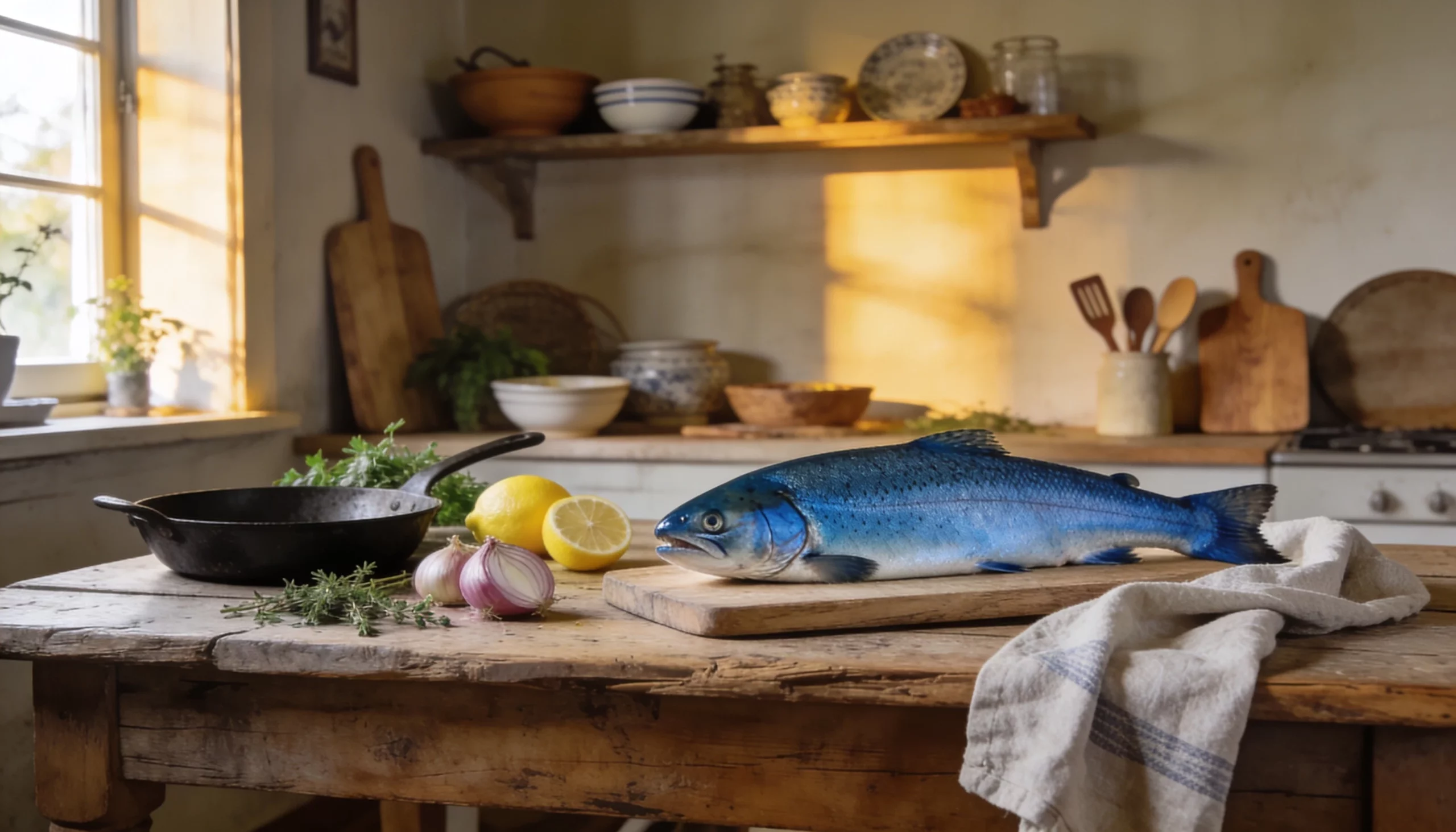 Forelle blau: warum nur lebendfrische Fische das Essig-Bad überstehen