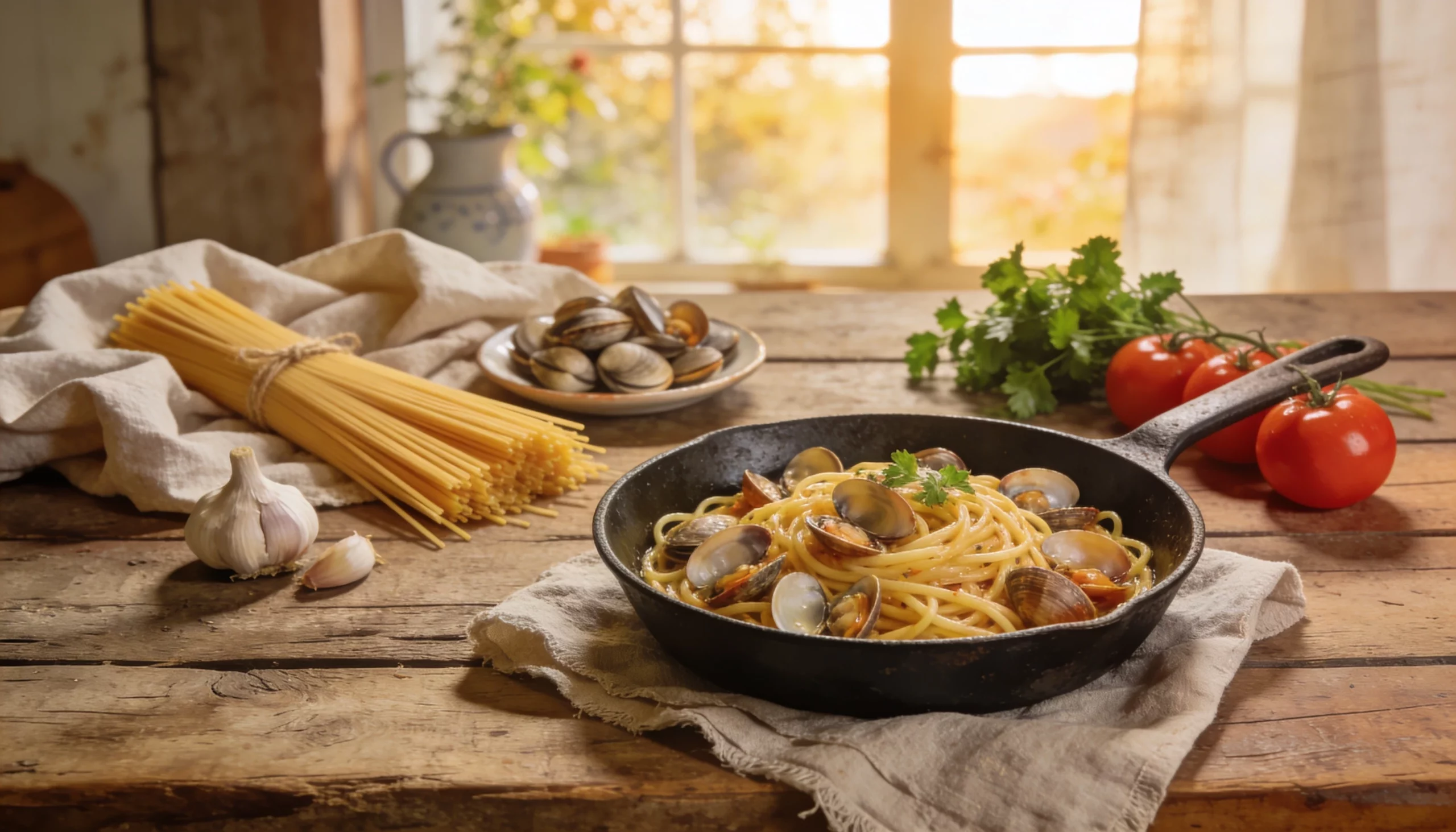 Vongole con Spaghetti: der Urlaubsabend aus Neapel für zu Hause 1 htg vongole con spaghetti 1779076089 scaled