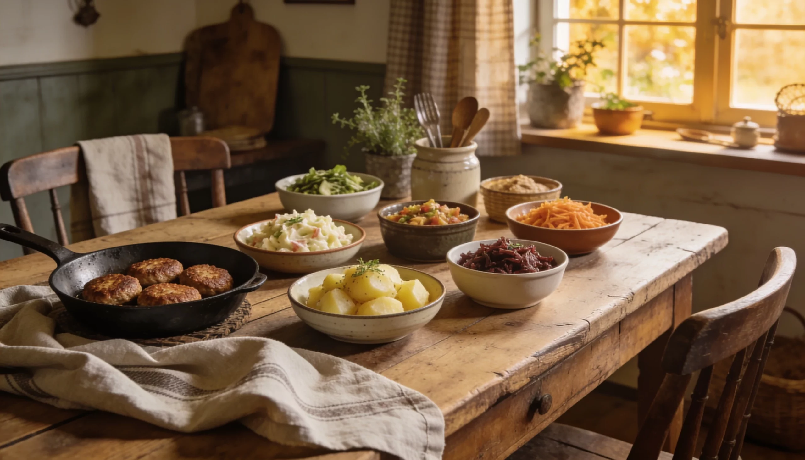 Beilagen zu Frikadellen: 6 Klassiker abseits von Kartoffelsalat