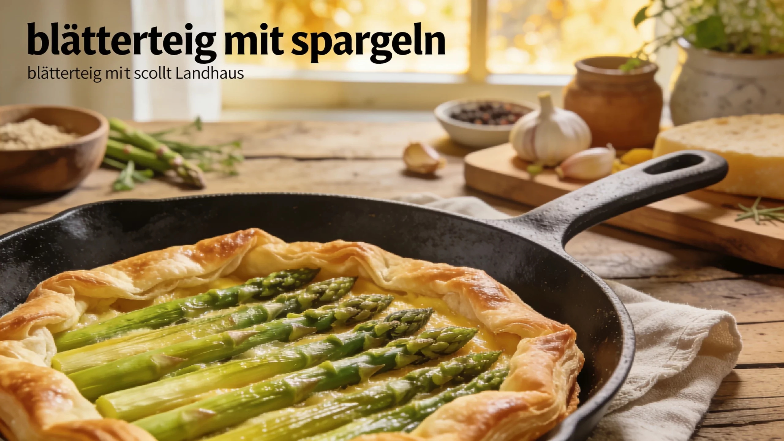 Blätterteig mit Spargel: Das einfache Frühlings-Rezept mit nur 5 Zutaten 1 htg bltterteig mit spargeln 1782532051 scaled