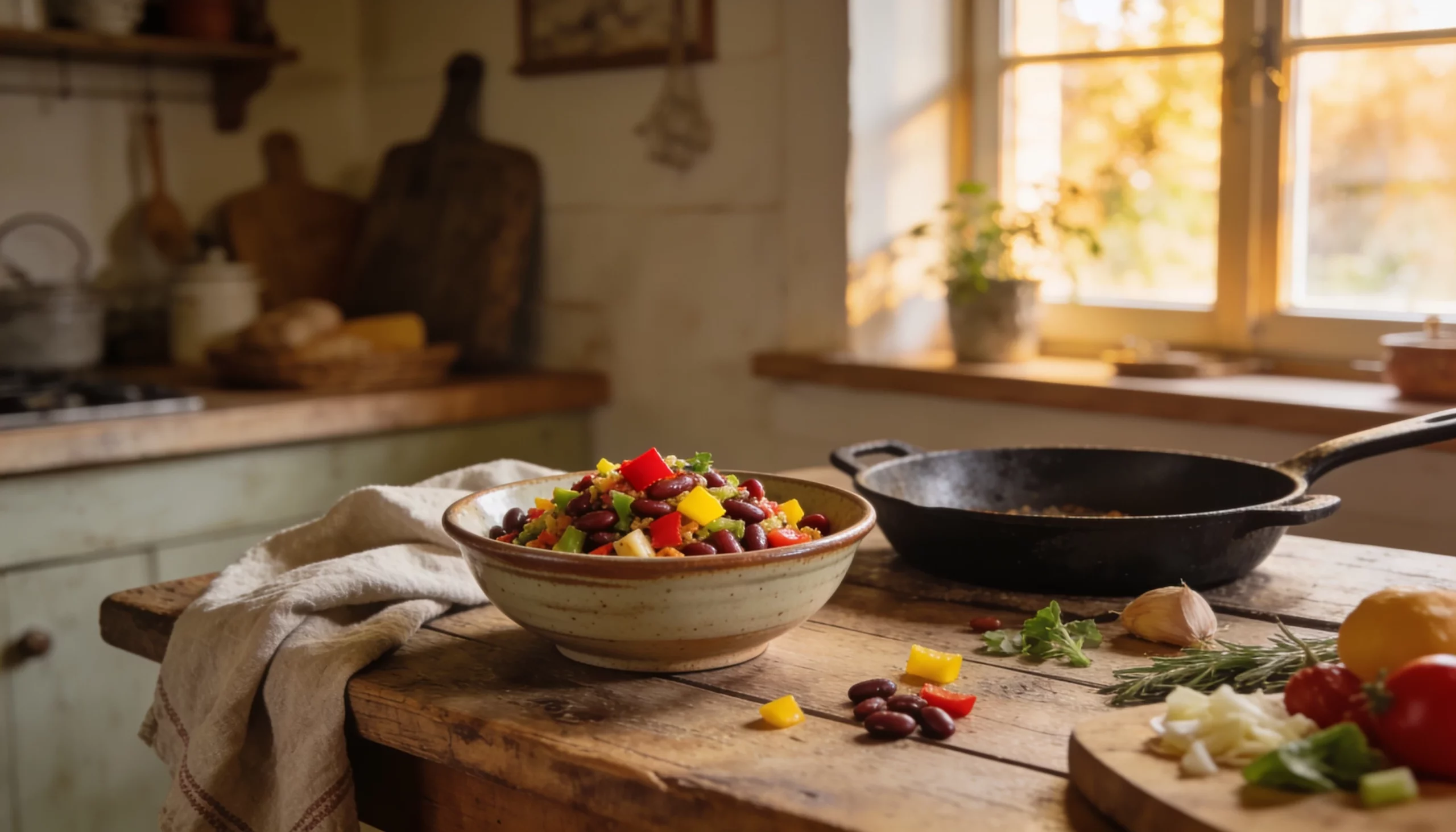 Mexikanischer Salat mit Bohnen: die bunte Schüssel für laue Sommerabende 1 htg mexikaner salat 1781927172 scaled