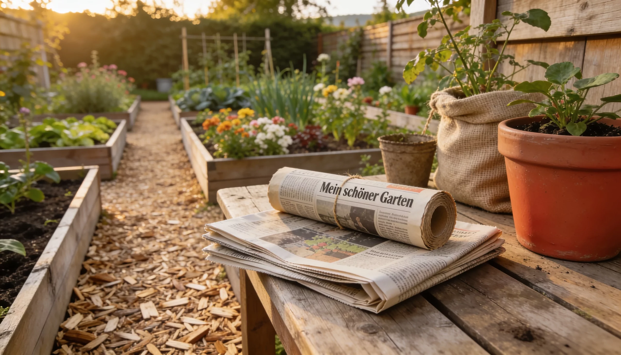 Papier falten für den Garten: Saatbänder und Anzuchttöpfe aus Zeitung 1 htg papier falten 1780977017 scaled
