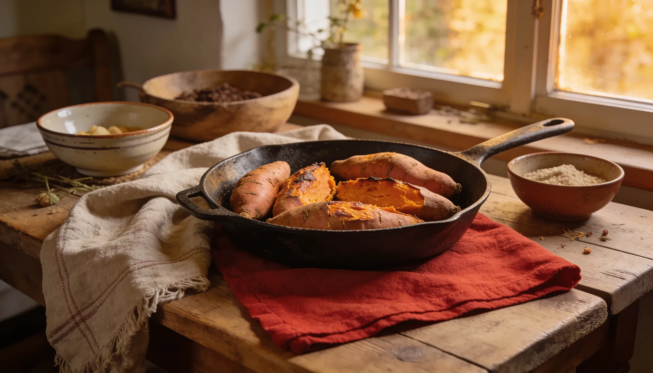 Süßkartoffeln aus dem Ofen: mein liebster Herbst-Beilagenstar 1 htg skartoffeln ofen 1782359356 scaled