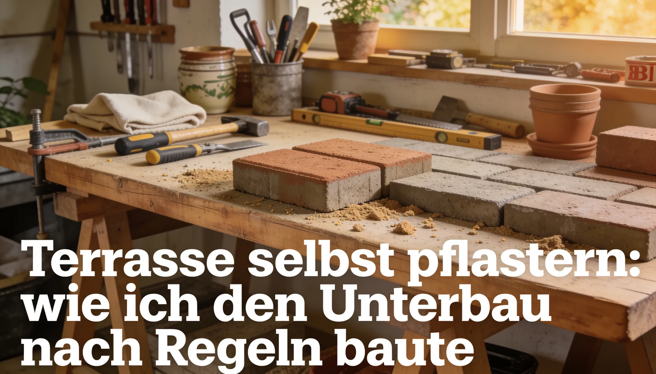 Terrasse selbst pflastern: wie ich den Unterbau nach Regeln baute 1 htg terrasse pflastern 1782359411 scaled