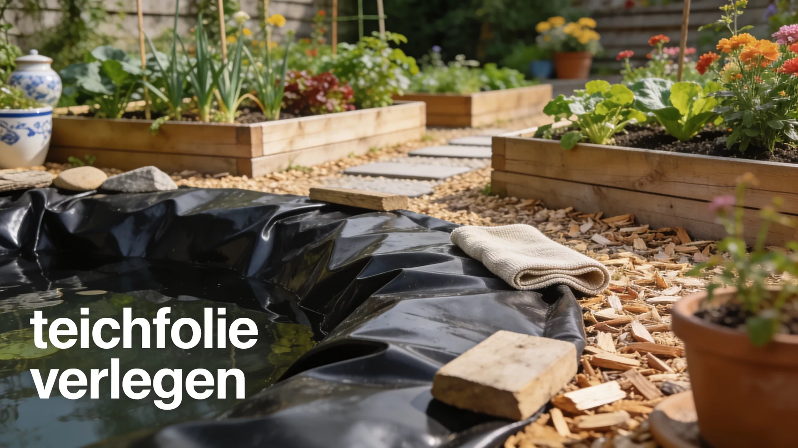 Teichfolie richtig verlegen: die 5 häufigsten Fallen, in die ich beinahe selbst getappt bin 1 htg teichfolie verlegen 1782877801 scaled