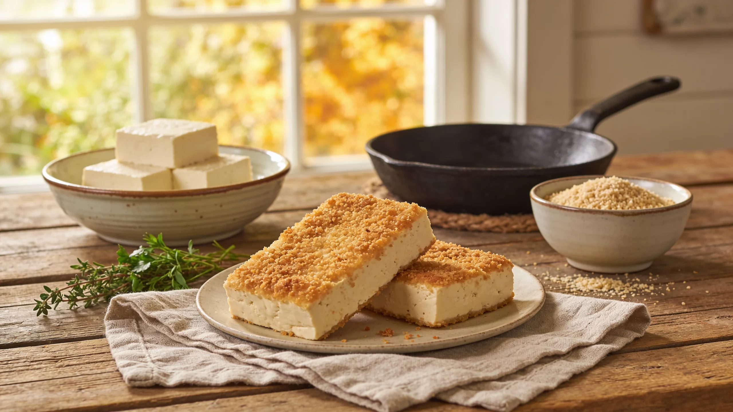 Tofu panieren: der Trick, damit die Panade wirklich dranbleibt und knusprig wird 1 htg tofu panieren 1783482495 scaled