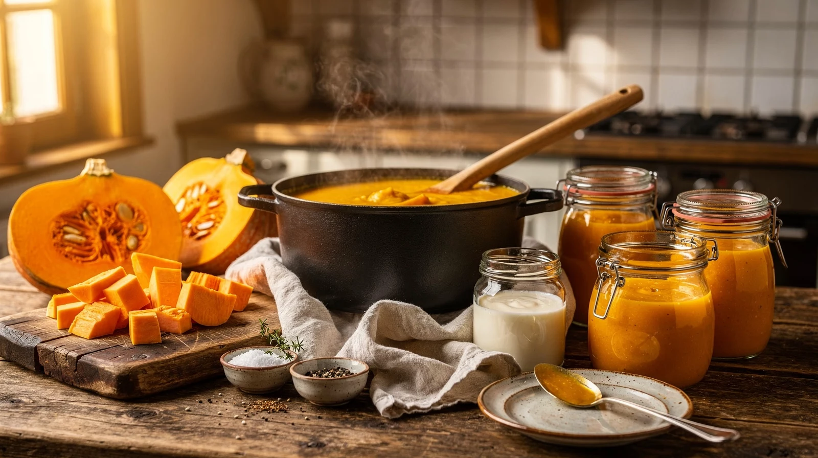 Kürbissuppe einkochen: So machen Sie die Herbsternte haltbar – Rezept und Anleitung 1 htg krbissuppe einkochen so haltbar machen sie die her 1789444073