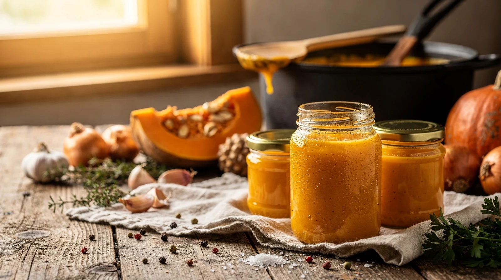 Kürbissuppe einkochen: So haltbar machen Sie die Herbsternte für den ganzen Winter 1 Kürbissuppe einkochen: So haltbar machen Sie die Herbsternte für den ganzen Winter