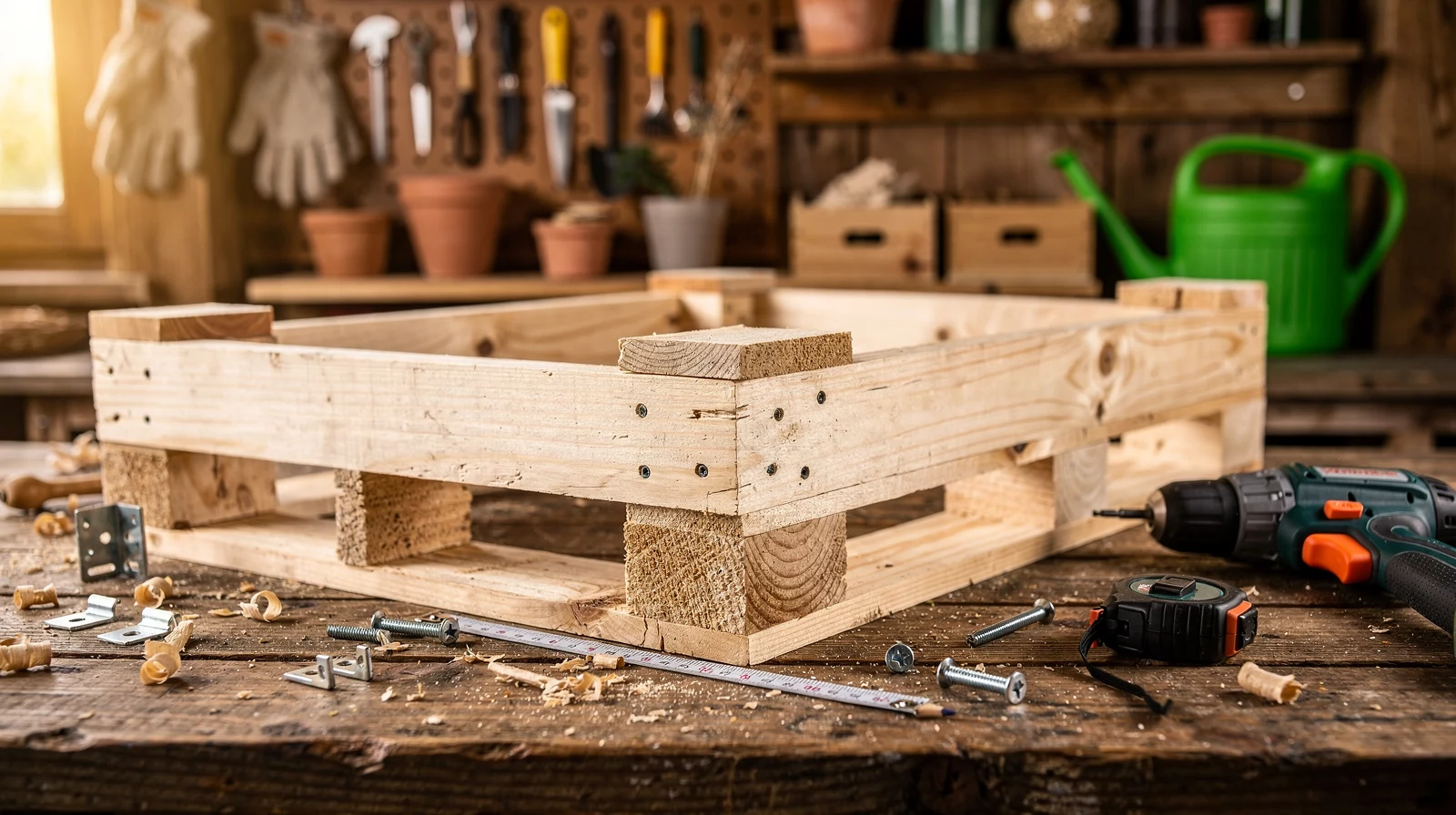 Hochbeet aus Europaletten bauen: Schritt-für-Schritt-Anleitung für den Herbst