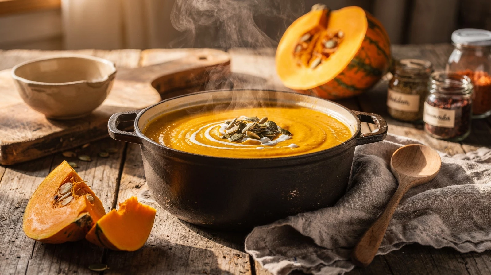 Kürbissuppe einkochen: So haltbar machen Sie den Herbstklassiker für die ganze Saison