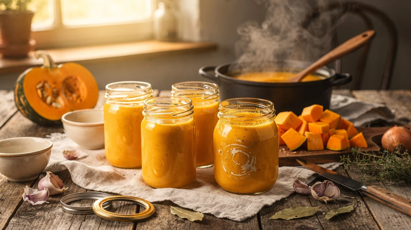 Kürbissuppe einkochen: So haltbar machen Sie den Herbstklassiker für die ganze Saison 2 Kürbissuppe einkochen: So haltbar machen Sie den Herbstklassiker für die ganze Saison