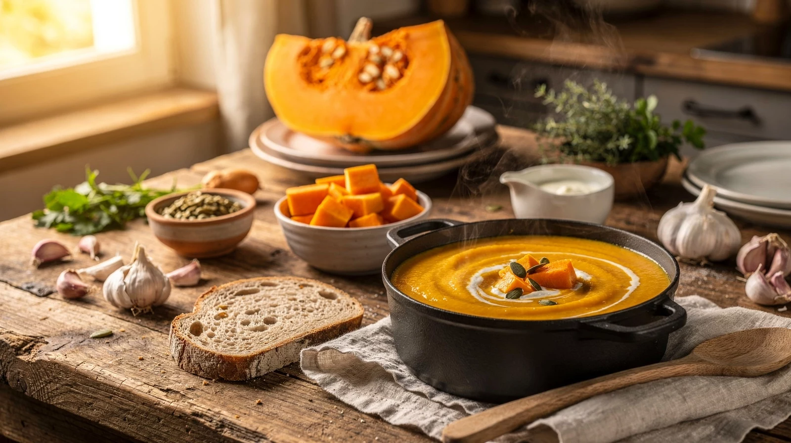 Kürbissuppe selber machen: Das cremige Grundrezept mit den besten Herbst-Variationen 1 htg krbissuppe selber machen das cremige grundrezept m 1792727265
